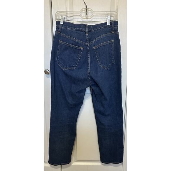 Abercrombie & Fitch Curve Love The Ankle Straight Ultra High Rise Jeans Size 27 - Picture 4 of 8
